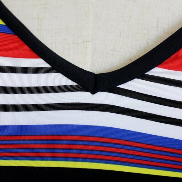 Striped Multi Colored Tankini Size XS - Picture 7 of 9